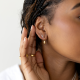 Cloud drop earrings