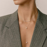 Pearl Lariat Necklace