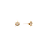 Diamond Star Stud Earrings