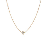 Teardrop Diamond Necklace