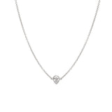 Teardrop Diamond Necklace