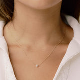 Teardrop Diamond Necklace