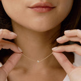 Teardrop Diamond Necklace