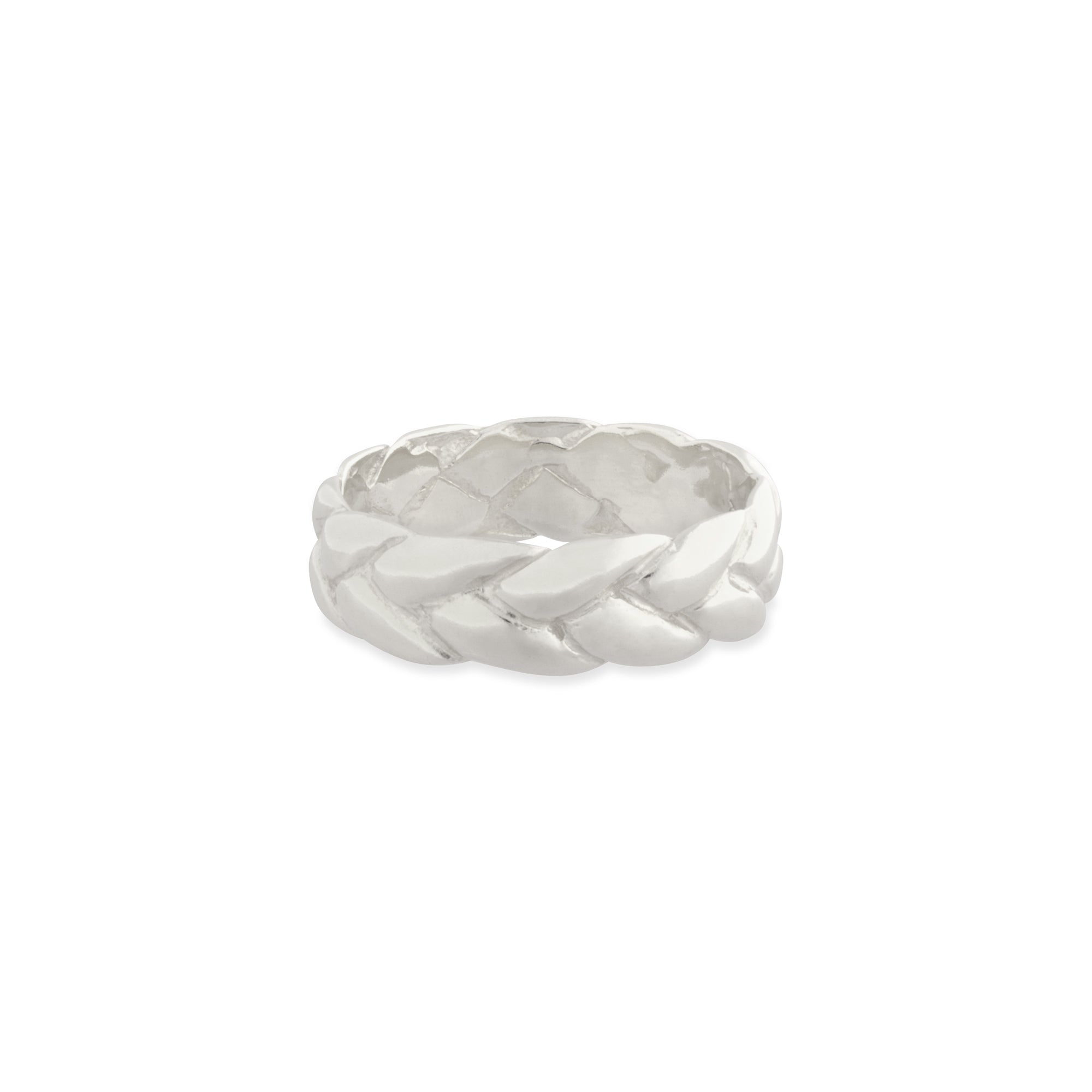 Woven Wide Band Ring