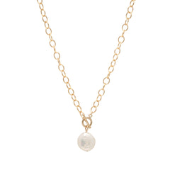 Gracie Pearl Toggle Necklace