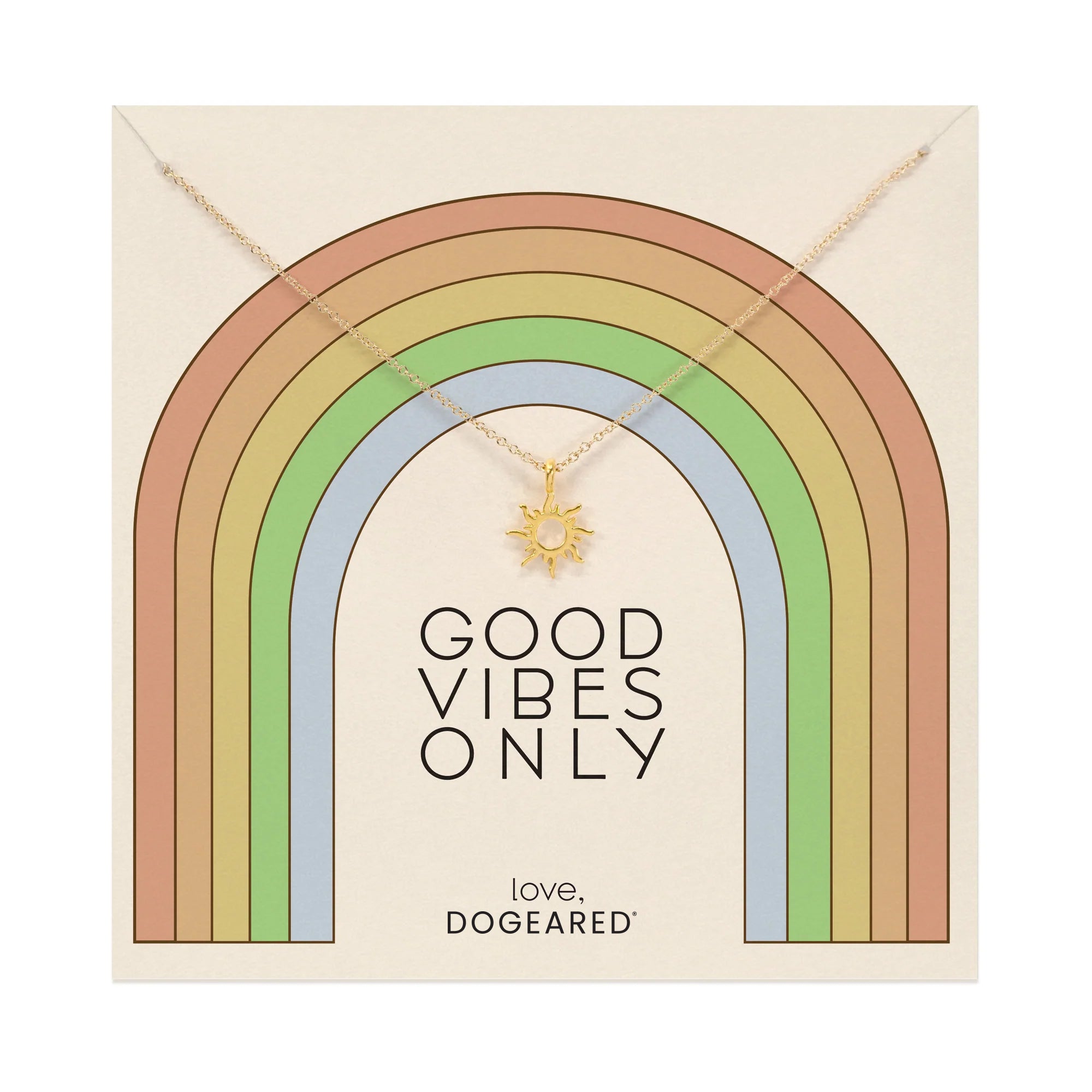 Good Vibes Only Radiant Sun Necklace| Dogeared