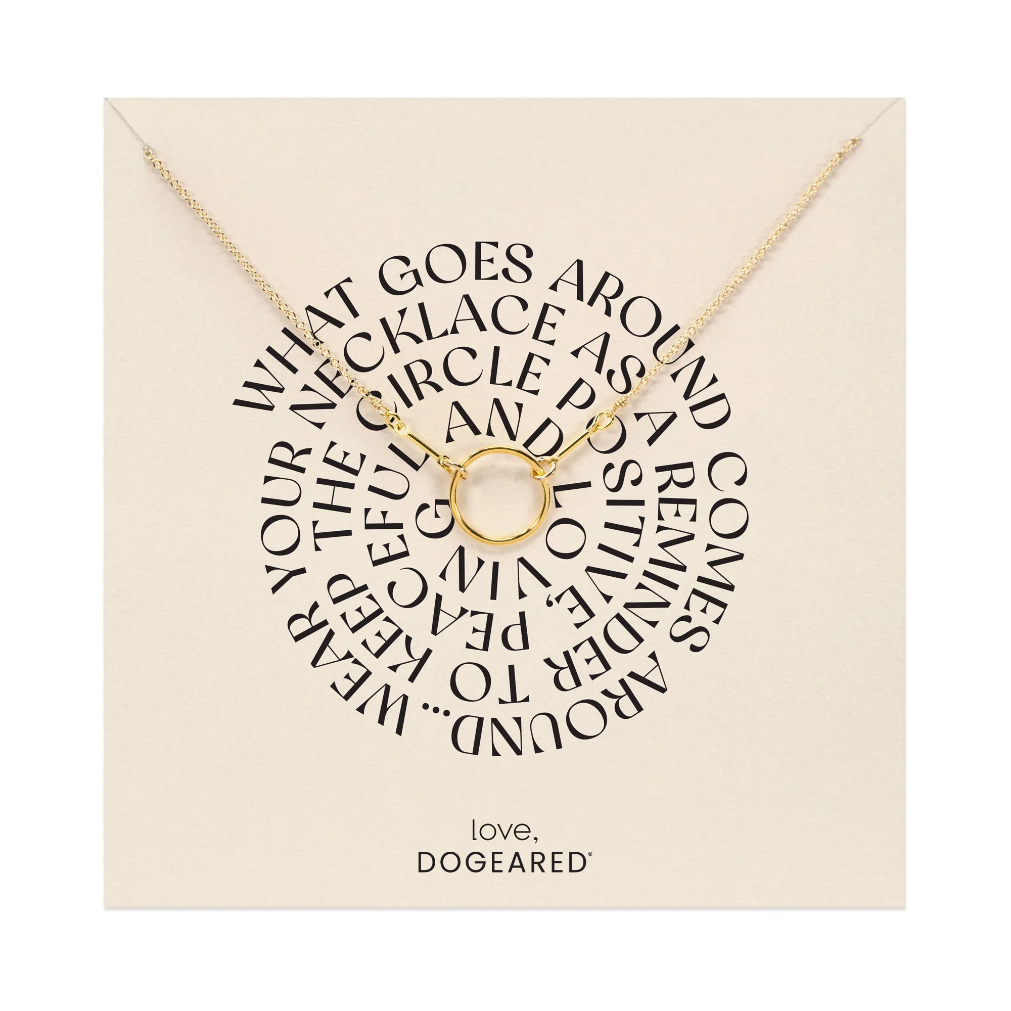 Modern best selling karma necklace