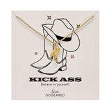 Kick Ass Boot Necklace