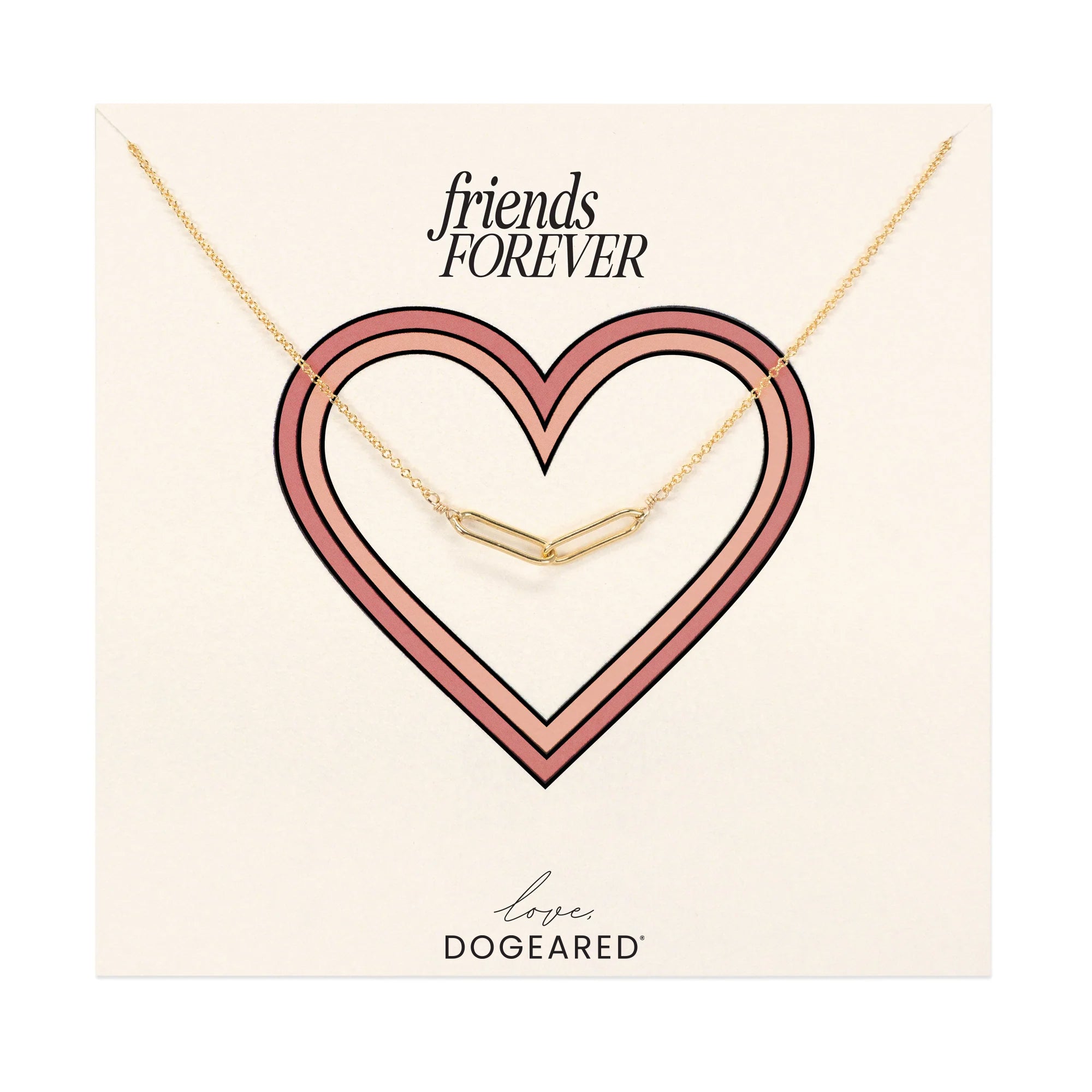 Modern Friends Forever Linked Necklace