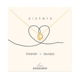 Modern Sisters Forever and Always Love Knot Necklace