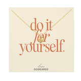 Modern Do It For Yourself Faceted Heart Necklace