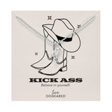 Kick Ass Boot Necklace