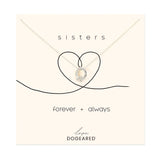 Modern Sisters Forever and Always Love Knot Necklace