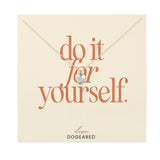 Modern Do It For Yourself Faceted Heart Necklace