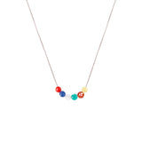 Pride Make A Wish Necklace with Rainbow Gems