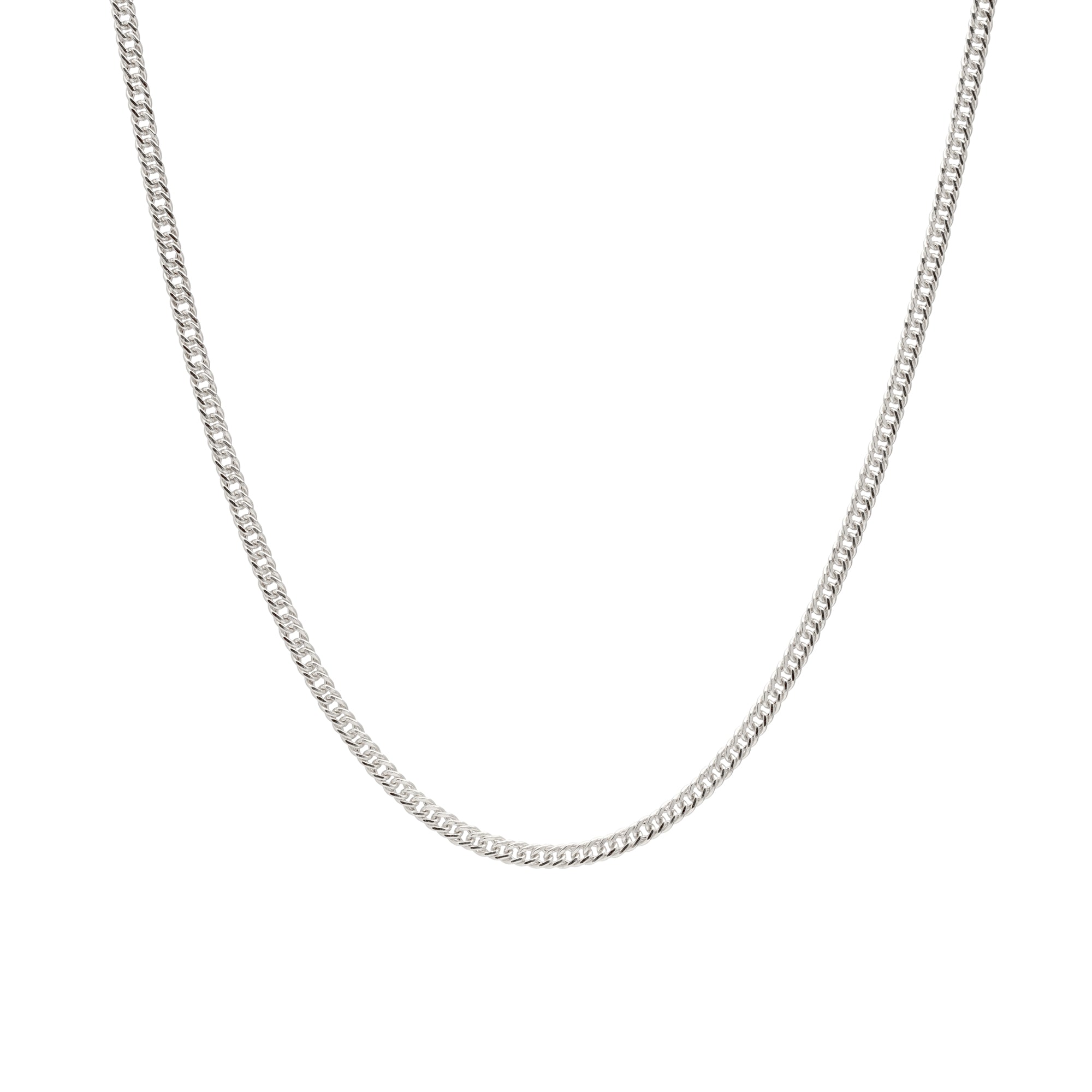 Double Curb Chain Necklace