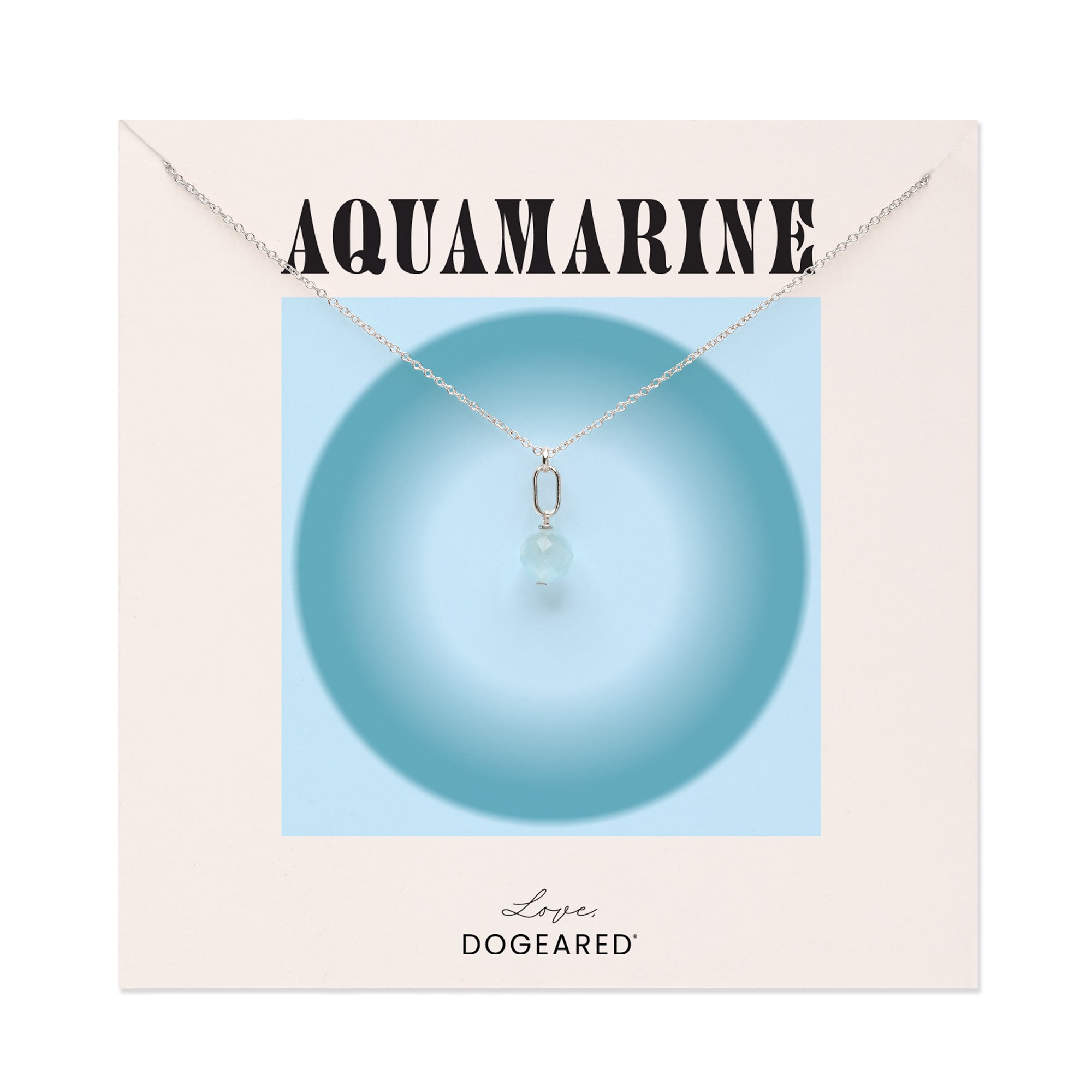 March (Aquamarine) Birthstone Necklace & Drop Earrings Set Created with  Zircondi | eBay