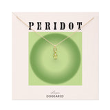 August Birthstone Peridot Necklace