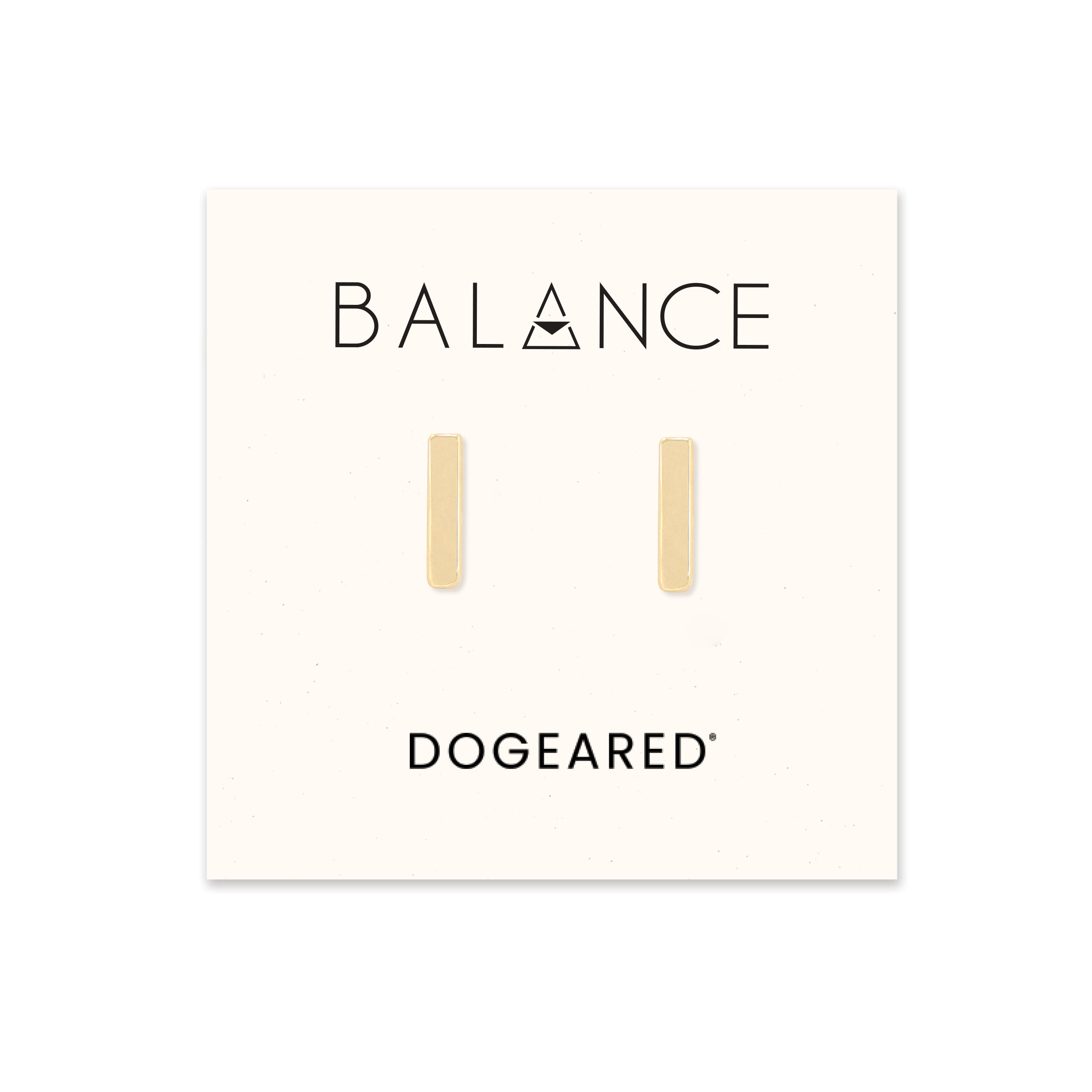 Balance Bar Stud Earrings