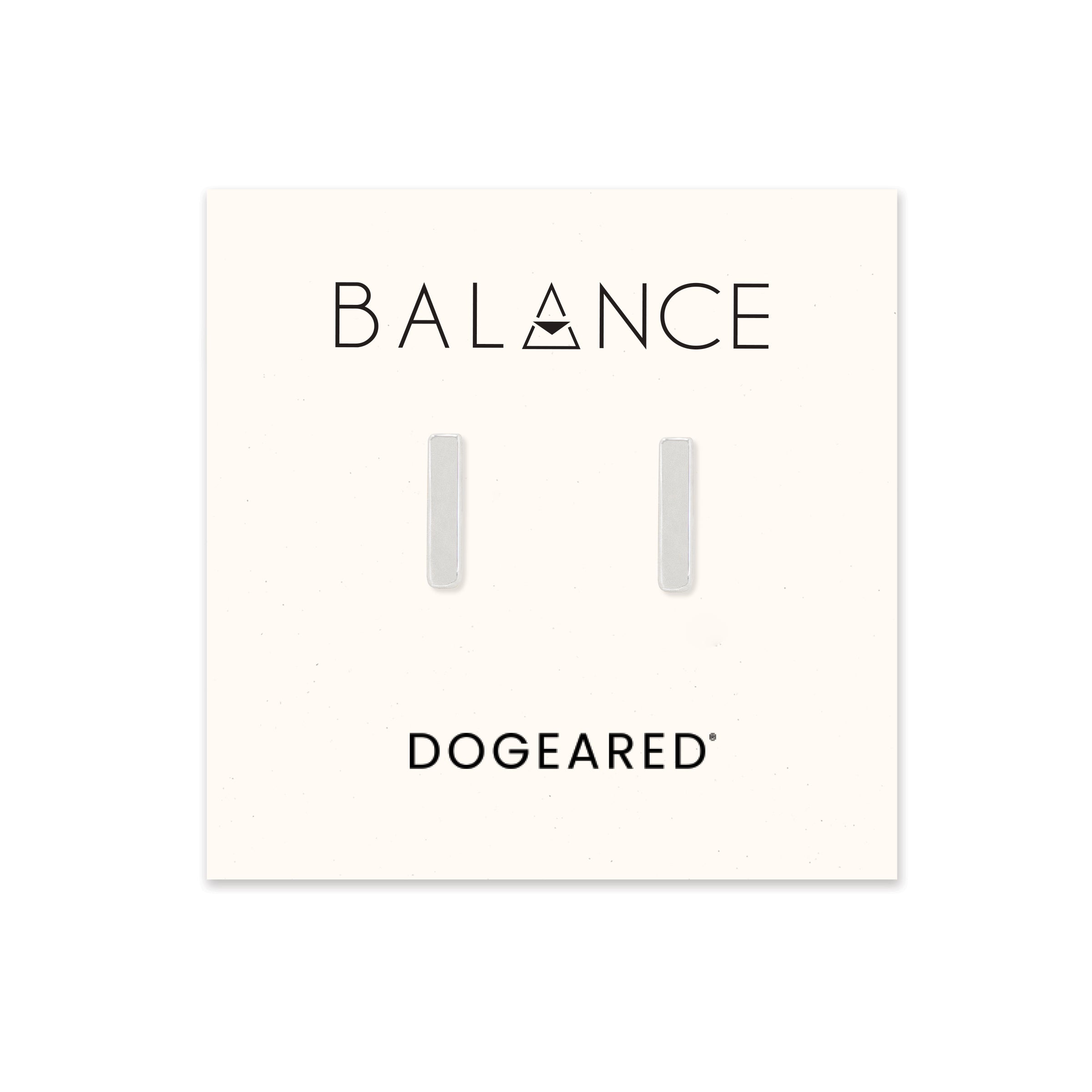 Balance Bar Stud Earrings