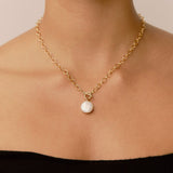 Gracie Pearl Toggle Necklace