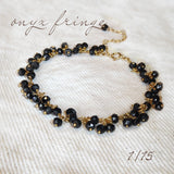 Onyx Fringe Bracelet Limited Edition/Archives