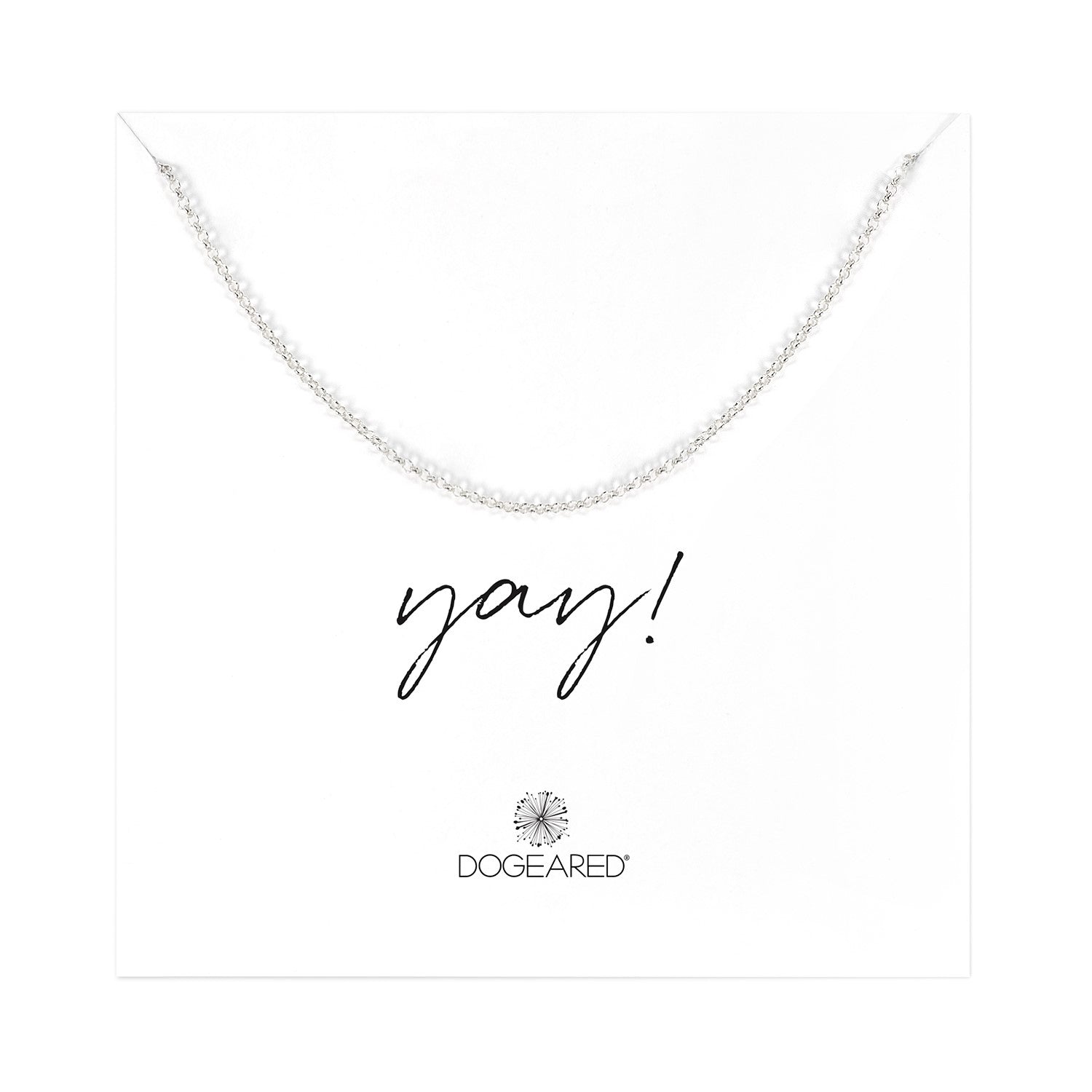 Dogeared deals silver necklace